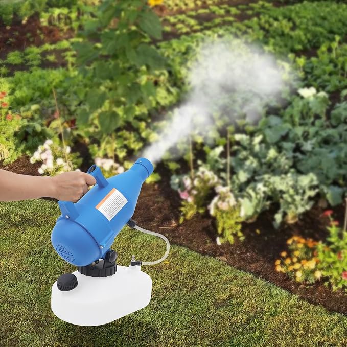4.5L (1.2 Gallon) Electric ULV Fogger,Portable Fogger Sprayer with 16.4ft Cord, Adjustable Nozzle 26-32ft Spraying Distance for Garden Farm, Lawn Plant,School,Yard