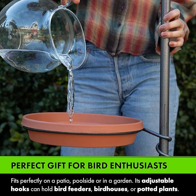 Yard Butler Yard Tree Bird Center, IYTBC-4 Garden Accessory for Outdoor Hanging - Steel Construction - Easy Installation - Functional & Decorative