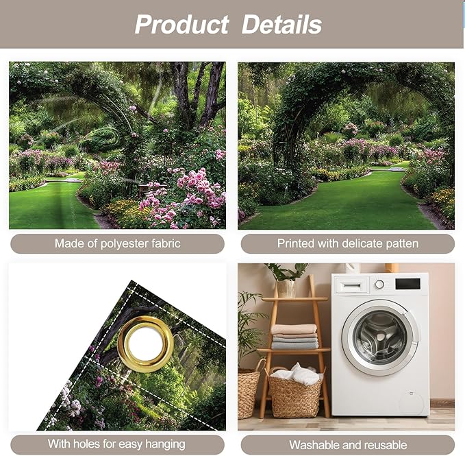 6 * 13FT Summer Garage Door Cover Decorations Sunset Palm Trees Garage Door Banner for Outdoor Indoor Summer Party Photography Backdrop