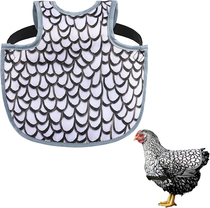 Chicken Saddles for hens, Chicken Apron Back Protector for Hens With Adjustable Strap, Chicken Hen Mating Saddle