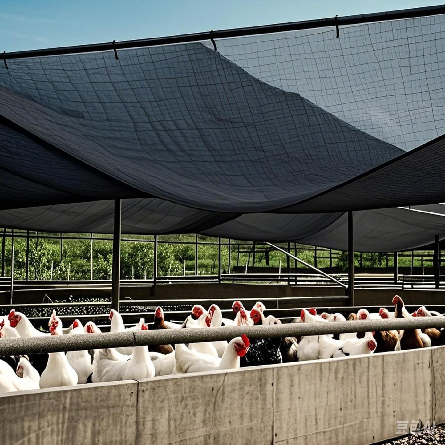 winemana Black Shade Cloth 40%, 30x50 FT Mesh Tarp - Garden Shade for Greenhouse, Patio, Vegetables, Plants Cover and Chicken Coops, Sun Shade Net for Outdoor Protection with Reinforced Grommets