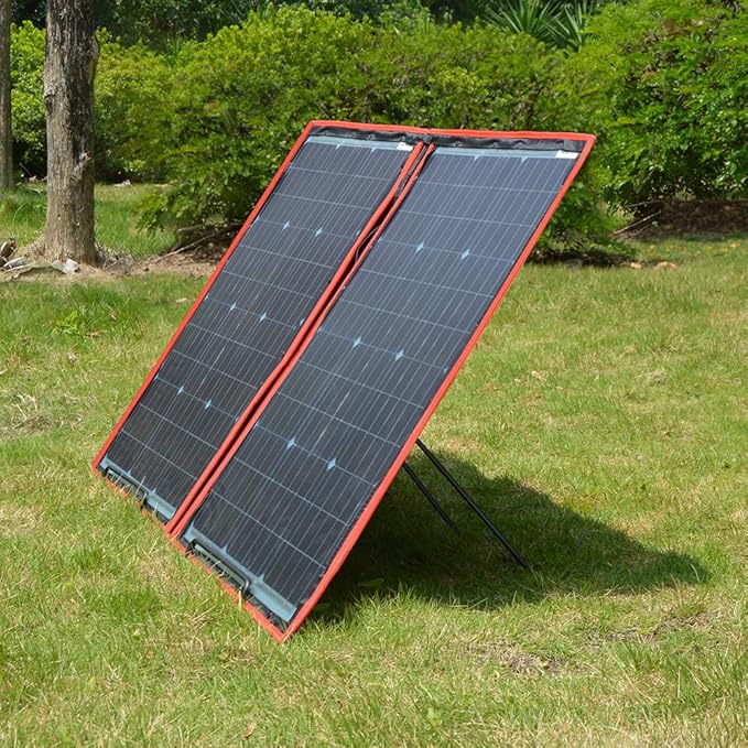 DOKIO Solar Panel Tilt Mount Stand – Lightweight Adjustable Stainless Steel Bracket for Foldable Panels, Portable Angle Adjustment for RV, Tent, Balcony, Camping