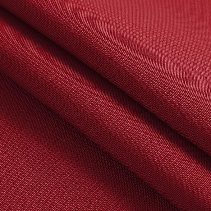 Thickened Waterproof Canvas Fabric by The Yard 1200D 58" W Outdoor Upholstery Material Heavy Duty Fabric Water Resistant Sewing Material for Chair Patio Cushion Purse Bag 1 Yard Red