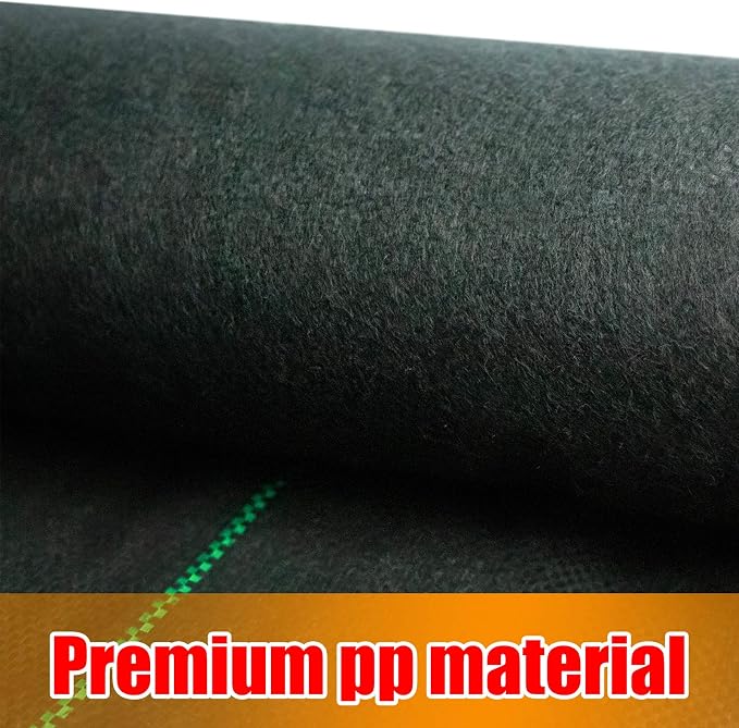 Ogrmar 3FTx100FT Weed Barrier Fabric 5oz Premium Garden Landscape Fabric Heavy Duty & Easy Setup Ground Cover for Yard,Garden,Flower Bed,Outdoor Project