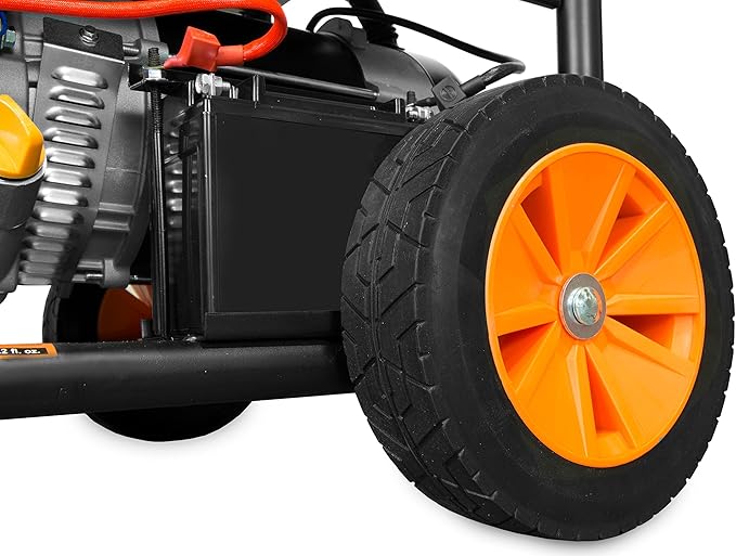 WEN 4,750-Watt 120V/240V Dual Fuel Portable Generator with Wheel Kit and Electric Start (DF475T)