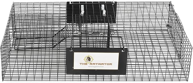 Rugged Ranch 2-Pack Ratinator Indoor or Outdoor Multi-Catch Rat Trap - Humane Live Cage Catcher, Rodent Control for Homes, Barns, Attics, Garages, Sheds, Gardens and Farms