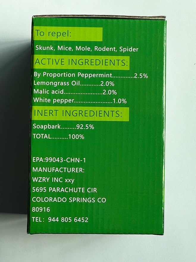 36 Pack Skunk & Raccoon Repellent for Yard, Natural Peppermint Rodent Repellent Ball Keep Skunk, Squirrel, Mouse, Raccoon Away from Yard Garden Lawn, Powerful Skunk Deterrent Outdoor