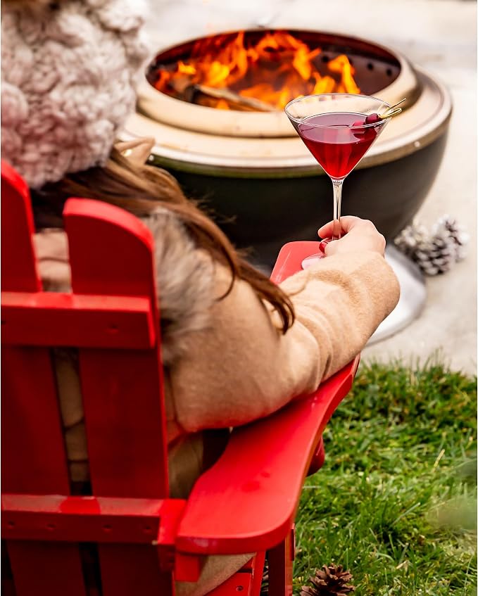 Cuisinart 24” Cleanburn Smokeless Fire Pit with Removable Base for Ash, Portable Wood Burning Outdoor Fireplace, Stainless Steel Smoke Free Outdoor Heater, Enhanced Airflow and Easy Cleanup