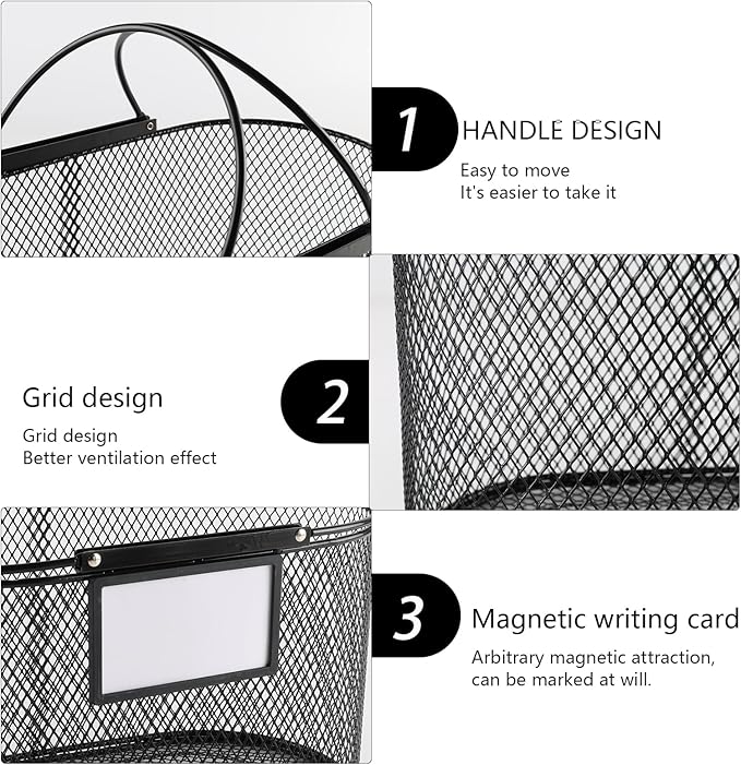 Metal Garden Harvest Basket,Mesh Wire Picnic Basket with Handle,Picnic Accessories,Garden Baskets for Gathering Vegetables,Fruits,Egg,Kitchen