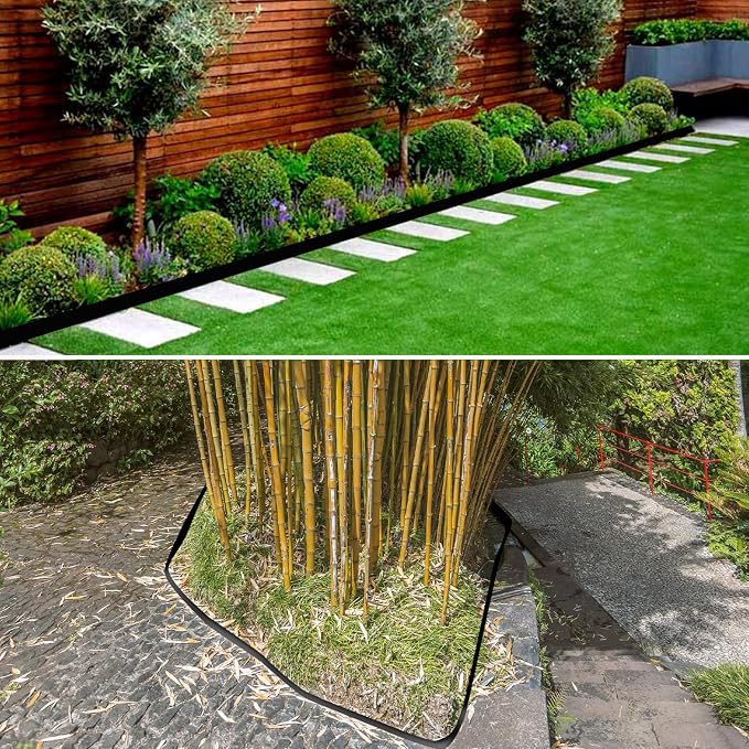 115ft x 24in x 60mil-Tree Root Barrier Bamboo Barrier Rhizome Control Barrier for Landscaping and Protection Roads