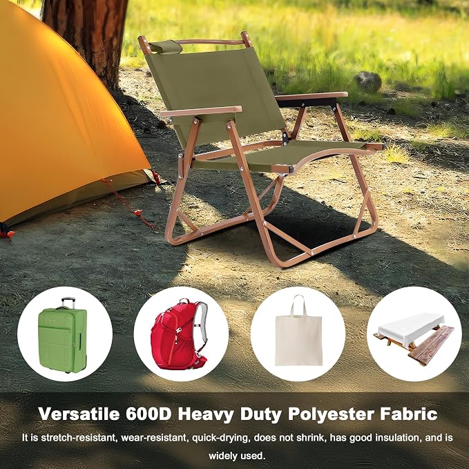 Waterproof Canvas Fabric by The Yard 58inch 600D Upholstery Material Polyester Fabric Outdoor Water Resistant Fabric for Sewing Chair Patio Cushion Purse Bag Interior, Pre Cut 1 Yard Olive Green