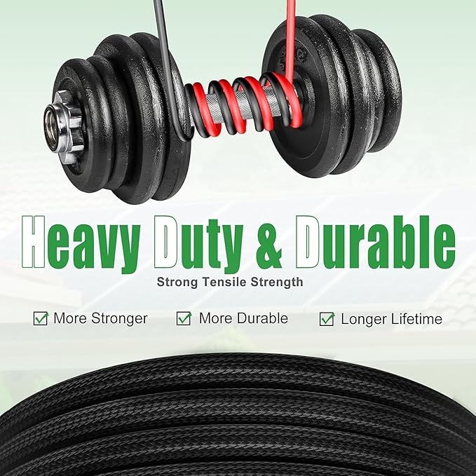 Twin Wire 70 Feet Solar Extension Cable 10AWG with -IP67- Female and Male Connector, Bonus Four Pairs of Free Connector Solar Panel Adapter kit Tools (6 Pairs connectors)