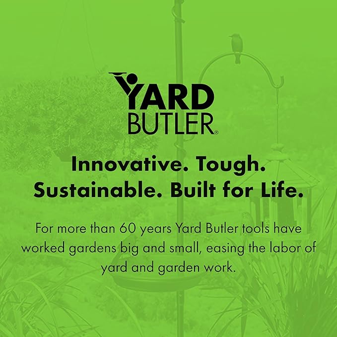 Yard Butler Yard Tree Bird Center, IYTBC-4 Garden Accessory for Outdoor Hanging - Steel Construction - Easy Installation - Functional & Decorative