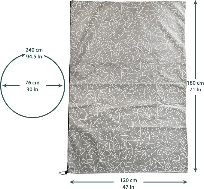 Plant Covers Freeze Protection 47"x71" in 4 Pack | Brown Winter Frost Blankets for Outdoor Plants | Reusable Garden Cover Bags with Zipper Drawstring | Cold Weather Shrub Protection Cloth