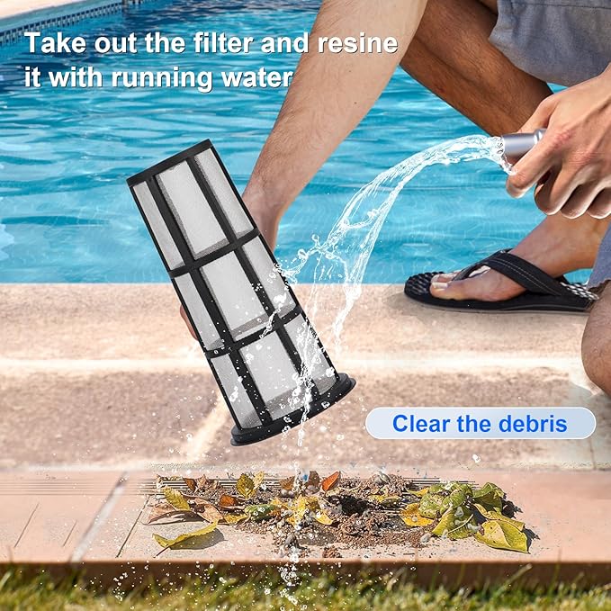 4 in 1 Cordless Rechargeable Small Pool Vacuum spa hot tub 90 Mins Running Time, 12 Gallons/Min Powerful Suction