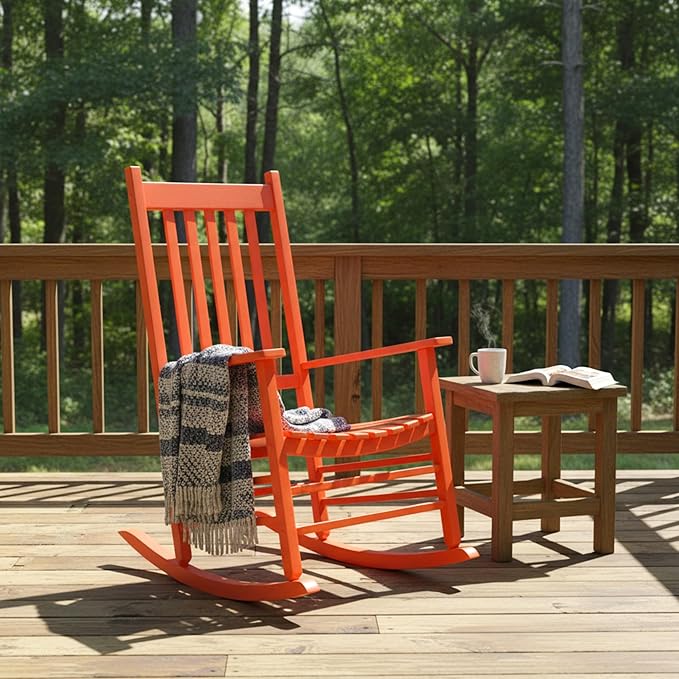 Shine Company Vermont Porch Rockers – Tuscan (Set of 2)