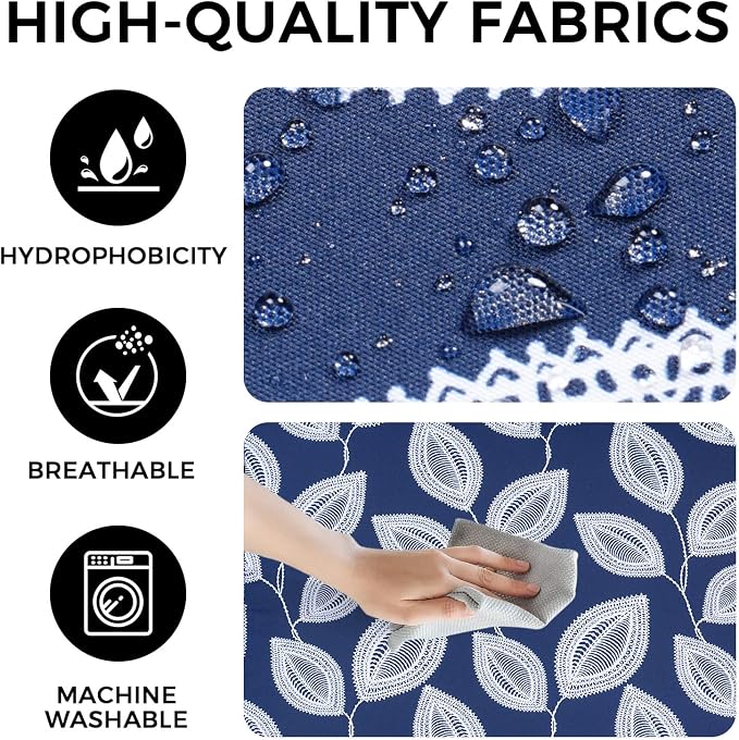 14 Piece Outdoor Patio Cushion Covers Replacement Waterproof with Zipper for 6-Seater Sectional Couch Chair Sofa Seat Cushions Slipcovers Set, Only Cover