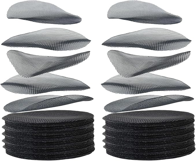 RooTrimmer 200 Pack 68MM, 2.7 inch Round Mesh Nets for Block Soil Leaking of 4 inch Nursery Pots(or Other Pots Bottom Around 2.7")