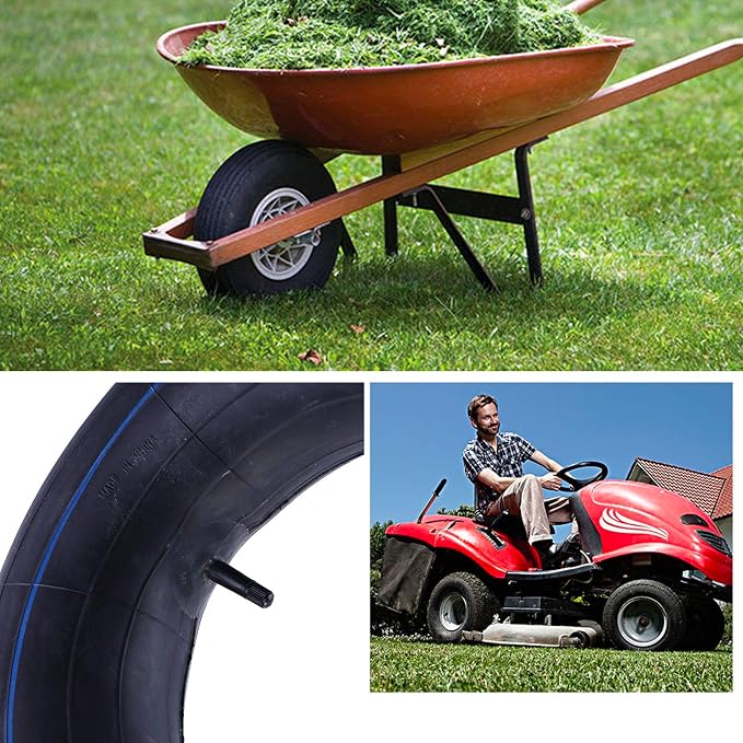 AR-PRO (2-PACK) 16x6.50-8, 16x7.50-8 Inner Tube TR-13 Straight Valve Stem for Mower/Tractor/Golf Cart/Garden Trailer and More