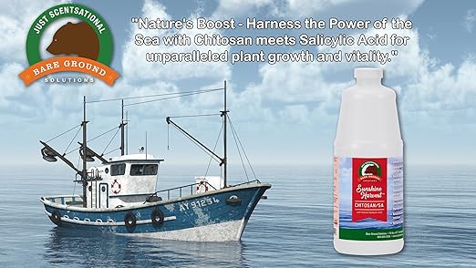 Trident’s Pride Chitosan with Salicylic Acid – Plant Growth & Defense Booster | 32oz | Enhances Root Development, Strengthens Immunity & Increases Stress Resistance