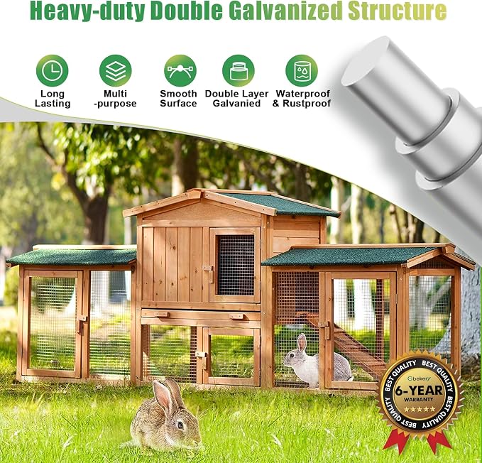 Gbekery Hardware Cloth 1/4 inch 48in x 100ft 23 Gauge, Hot-dip Galvanized After Welding Chicken Wire Fence Roll Garden Plant Welded Metal Wire Fencing Roll, Rabbit Cages Snake Fence