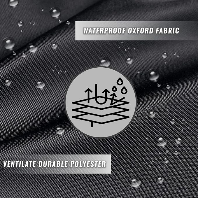 Outdoor Patio Cushion Storage Bags 68Inch Waterproof Extra Large Patio Furniture Cover Cushion Storage Bag with Handle and Zipper