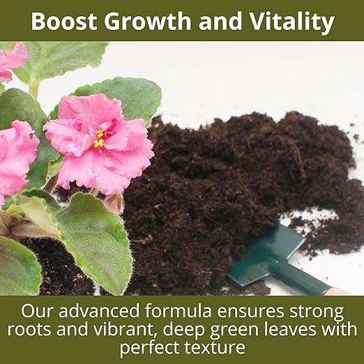 GARDENWISE 3-1-2 African Violet Fertilizer for Indoor Plants: Liquid Fertilizer with Essential Micronutrients Drops - Plant Food for African Violets (16 OZ)