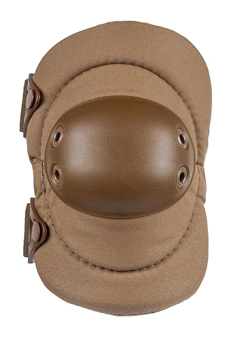 ALTA 53013.14 AltaFLEX Elbow Protector Pad, Coyote Cordura Nylon Fabric, AltaLOK Fastening, Flexible Cap, Round, Coyote