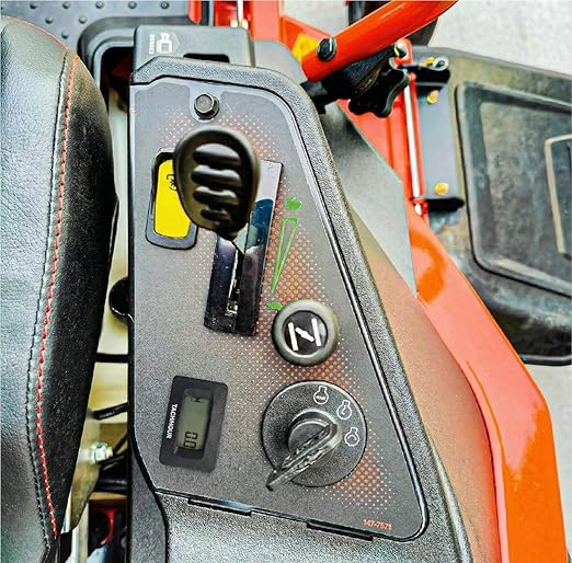 Hardline Products USA Digital Hour Meter & Tachometer – OEM Replacement for Toro - MTD - Cub Cadet - Bad Boy - Troy Built - Briggs and Stratton– Waterproof Inductive Maintenance Gauge – N310