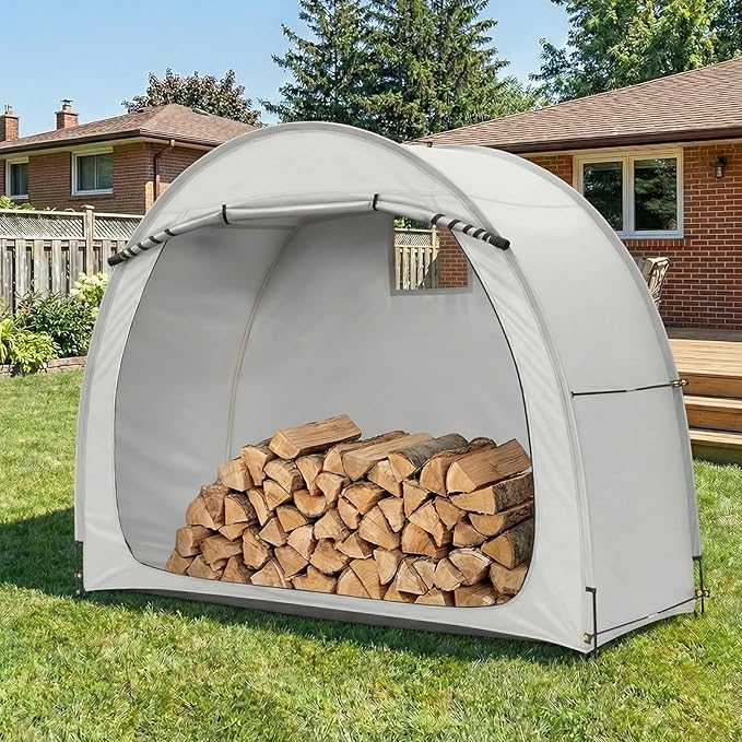 Outvita Bike Tent, Outdoor Portable Bicycle Storage Sheds with 210D Oxford Fabric PU4000 Waterproof Cover for 2-3 Bikes, Storage Cover Shelter for Motorcycle,Garden Tools,Toys,Lawn Mower
