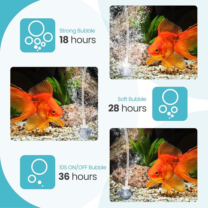 NFESOLAR 3W Solar Pond Aerator for Fish Pond with Built-in Battery Backup, 3 Working Modes, 2 Air Stones, Solar Air Pump for Outdoor Small Pond Stock Tank Hydroponics