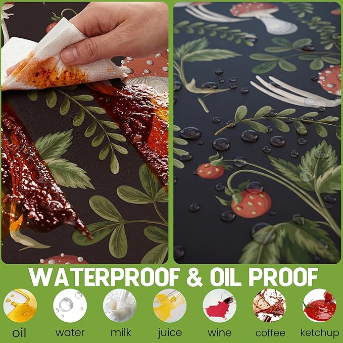 Picnic Table Cover with Bench Covers Waterproof Elastic Rectangle Furniture Fitted Table Cloth Tablecloth Glamping Camp Camper Camping Essentials Outdoor Road Trip Rv Car Travel Vacation Canping Gear