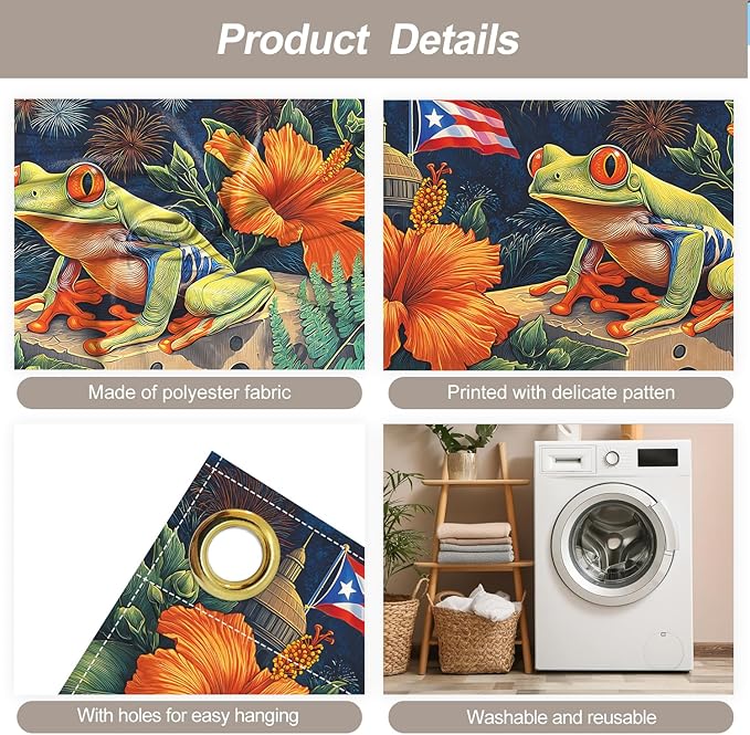 6 * 13FT Summer Puerto Rico Garage Door Cover Decorations Sunset Palm Trees Garage Door Banner for Outdoor Indoor Summer Party Photography Backdrop
