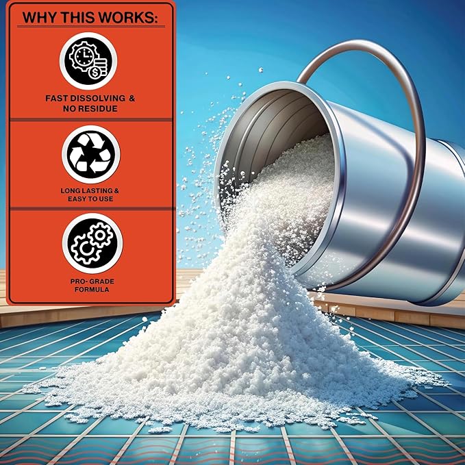Swimables 12-Pounds Premium Pool Stabilizer & Conditioner, Max Strength Cyanuric Acid for Pools, Spa & Salt Water – Reduces Chlorine Loss, Ideal for Swimming & Hot Tubs
