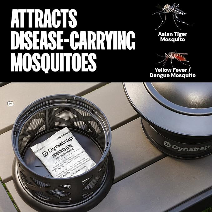 DynaTrap 100611 Atrakta Mosquito Lure Sachet for Any DynaTrap Insect Trap, Lasts 60 Days, Mosquito Trap Attractant (Pack of 2)