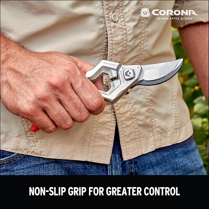 Corona Tools XSeries Pro Bypass Pruner – 1-inch Cut Capacity Heavy-Duty Garden Pruning Shears for Tree, Shrub & Branch Trimming, Professional Landscaping Hand Pruner