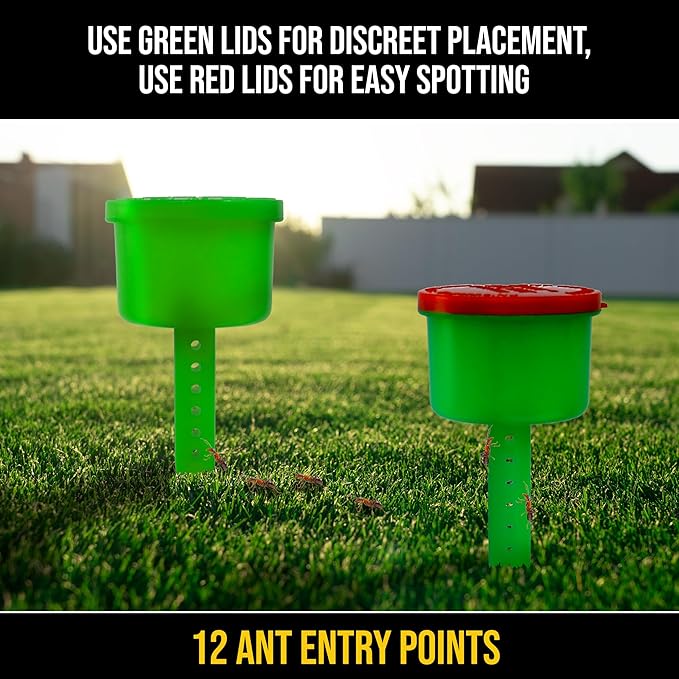 Catchmaster Defiant Reusable Extra-Large Outdoor Ant Traps for Yard (2 Pack), Ant Bait Stations for Liquid Ant Killer, Bait Not Included – XL Size Speeds Up Ant Elimination