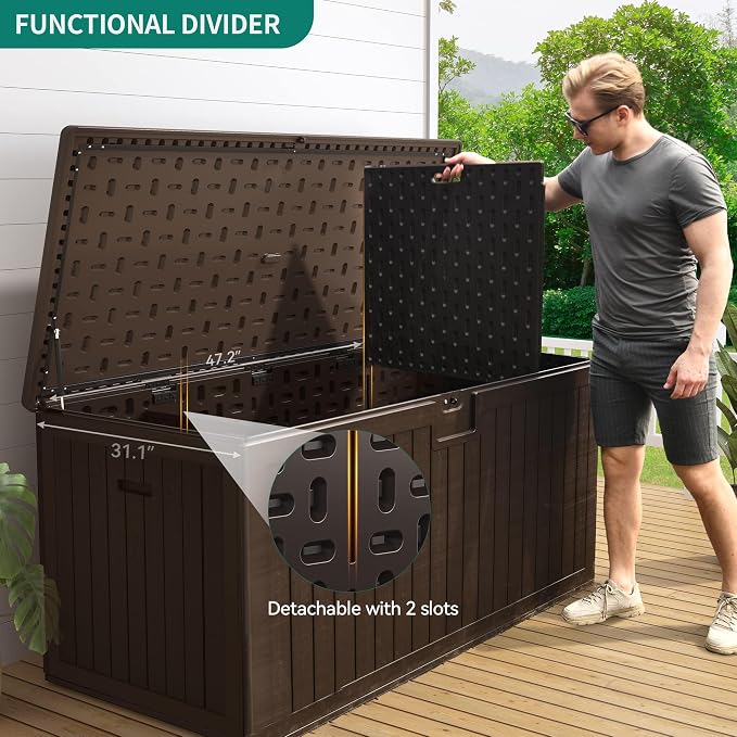 YITAHOME XXL 230 Gallon Large Deck Box