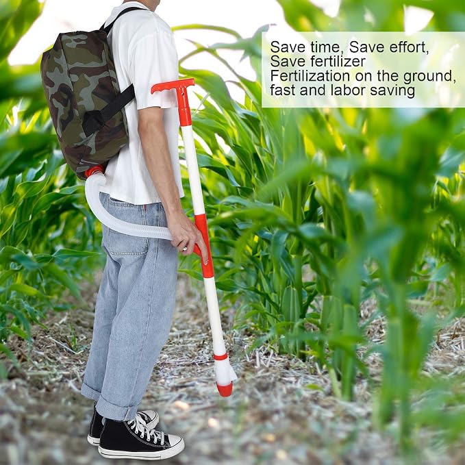01 Fertilizer Sprayer, Fertilizer Spreader, Ajustable Comfortable Manual Ergonomic Handle Design for Corn Vegetables