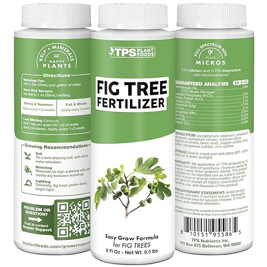 Fig Tree Fertilizer – Liquid Plant Food for Bigger Harvests, Stronger Root Development & Healthy Leaf Growth, 8 oz