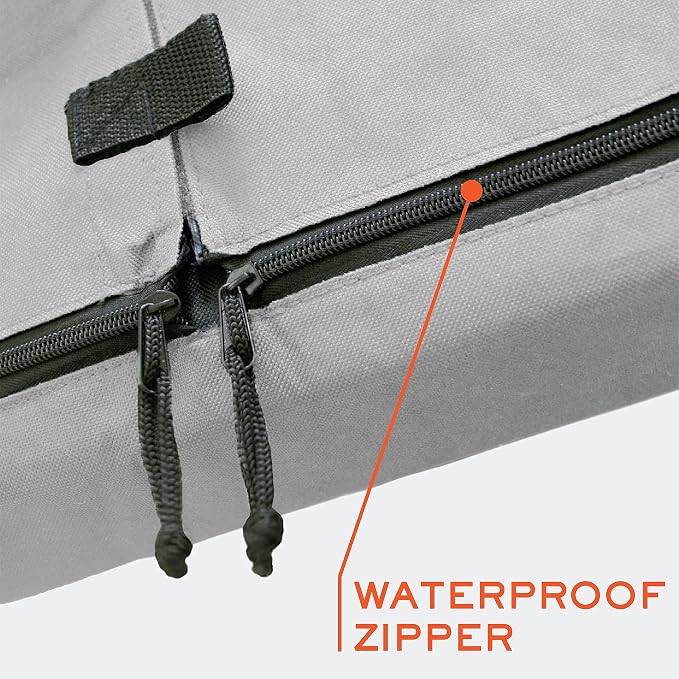Bozzcovers Outdoor TV Cover 70-75 inch - with Zipper, Weatherproof, Waterproof 360 Degrees Protection, Soft Non Scratch Interior - Gray