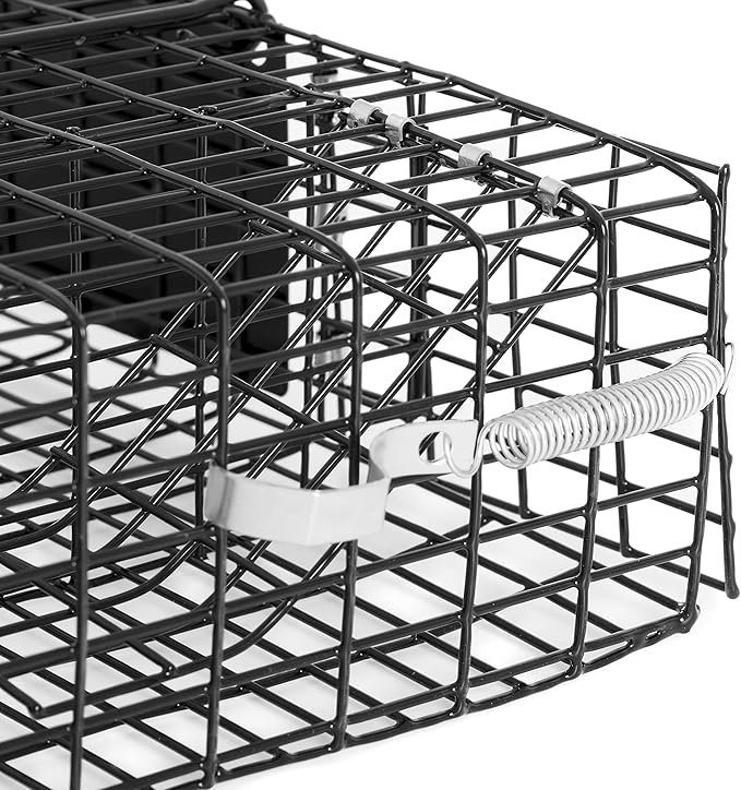 Rugged Ranch 4‑Pack Chipmunkinator Multi‑Catch Chipmunk Trap, Wire Cage, 14.5"x4"x14.5" Each - Live Catch‑and‑Release, 2‑Door Humane Rodent Control, No‑Poison Outdoor Use