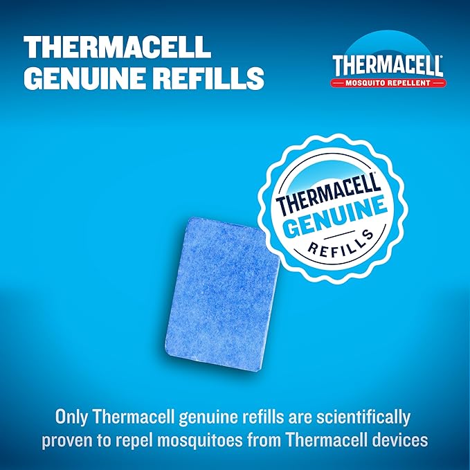 Thermacell Mosquito Repellent Refills; Compatible with Thermacell Backpacker; Highly Effective, Long Lasting, No Spray, No Scent, No Mess; 15 Foot Zone of Mosquito Protection