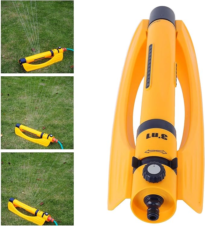 Lawn Sprinkler Garden Oscillating Sprinkler, Automatic Water Sprinkler Watering Irrigation Tool for Home Garden Lawn