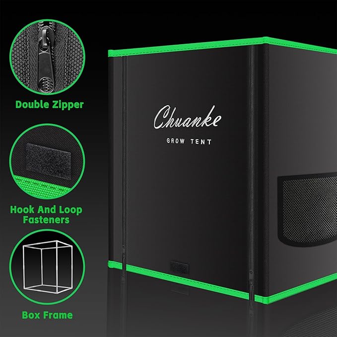 Small Grow Tent for Aerogarden Hydroponics Growing System Indoor 20"x14"x22"High Reflective Mylar Leak-Proof of Light 600D Oxford Fabric for Indoor Plant (Black(Open-Bottom))