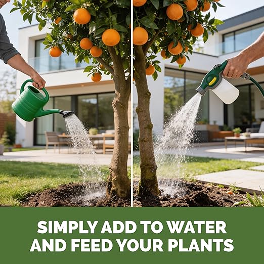 Fruit Tree Fertilizer – Liquid Plant Food for All Fruit Trees, Supports Heavy Blossoms, Bigger Harvests & Healthy Growth, 32 oz