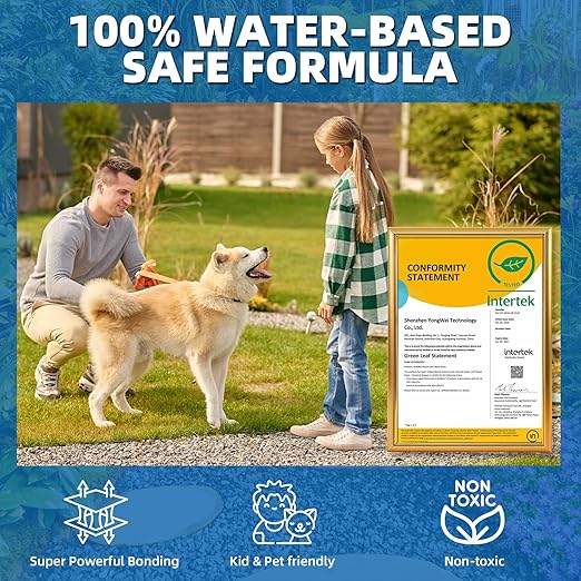 Mulch Glue, 1Gallon Rock Glue for Landscaping Strong Adhesion of Pea Gravel Stabilizer Landscape, Long-Lasting Weather-Resistant Lock Gravel Binder for Pebble, Pine Straw, Landscape Edging