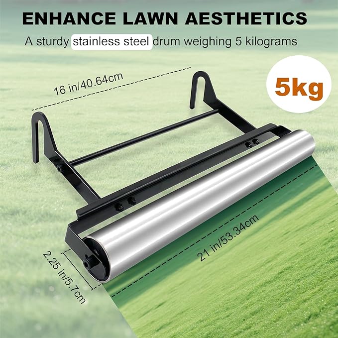 21inch Stainless Steel Mowers Striping Kit Compatible with EGO 21" Walk Behind Mowers AR2100 Easy to Install and Disassemble Create Stunning Lawn Patterns