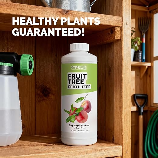 Fruit Tree Fertilizer – Liquid Plant Food for All Fruit Trees, Supports Heavy Blossoms, Bigger Harvests & Healthy Growth, 1 Gallon