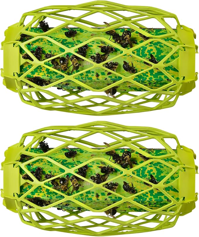 Rescue! Carpenter Bee TrapStik – Also Works on Wasps, Mud Daubers - 2 Traps